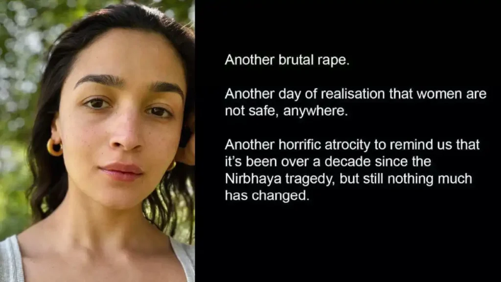 Kolkata Rape Murder Case Alia Bhatt