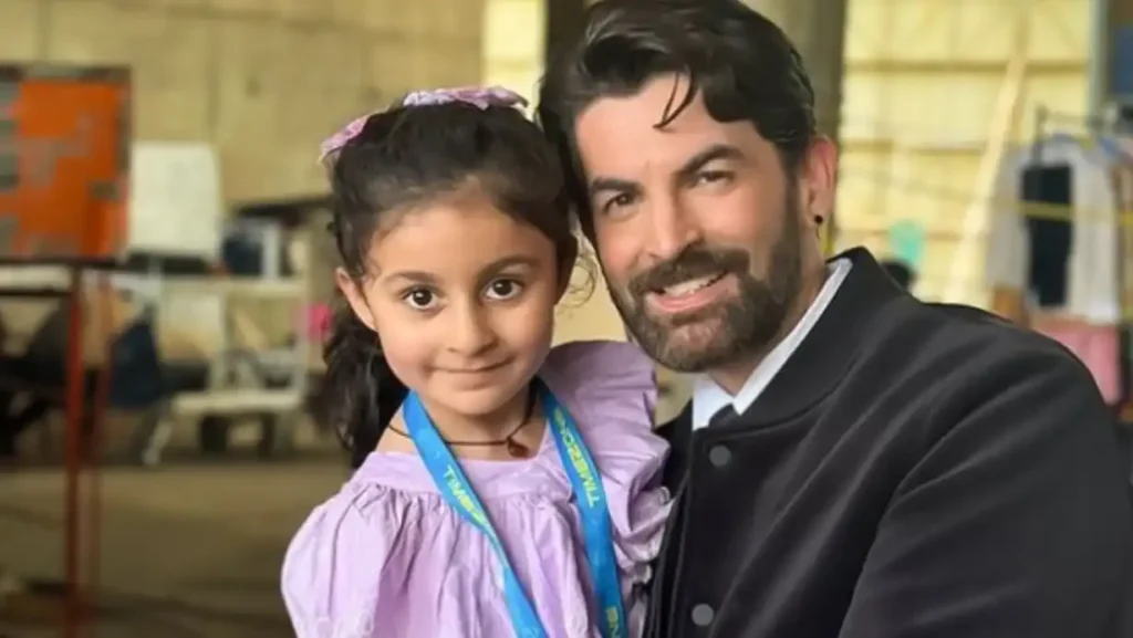 Neil Nitin Mukesh With Daughter