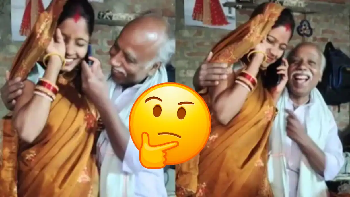 Old Man Did Romantic Dance With 20 Year Old Girl Seeing Video