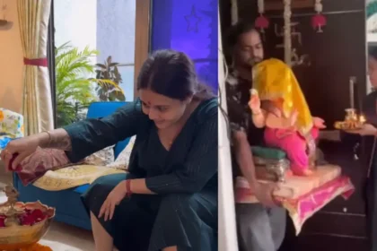 Devolina Bhattacharjee's Muslim Husband Himself Brought The Idol Of 'bappa', Shahnawaz Got Trolled...