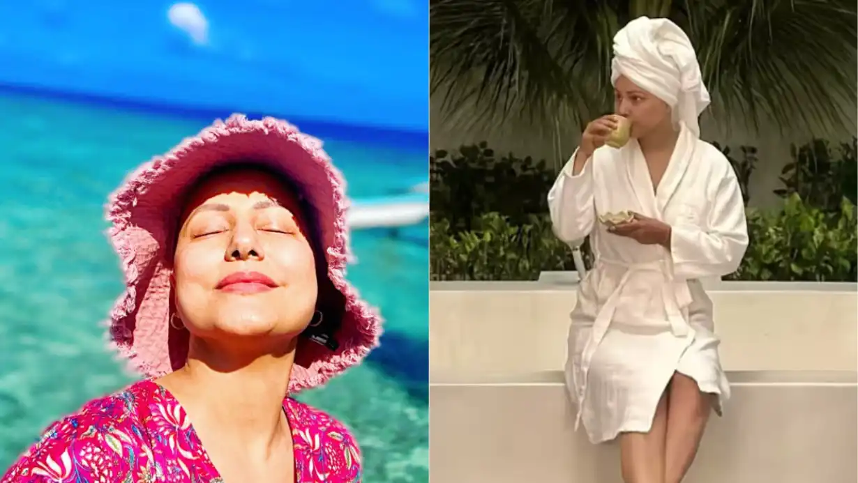 Hina Khan, Who Is Battling Cancer, Had Fun In Maldives