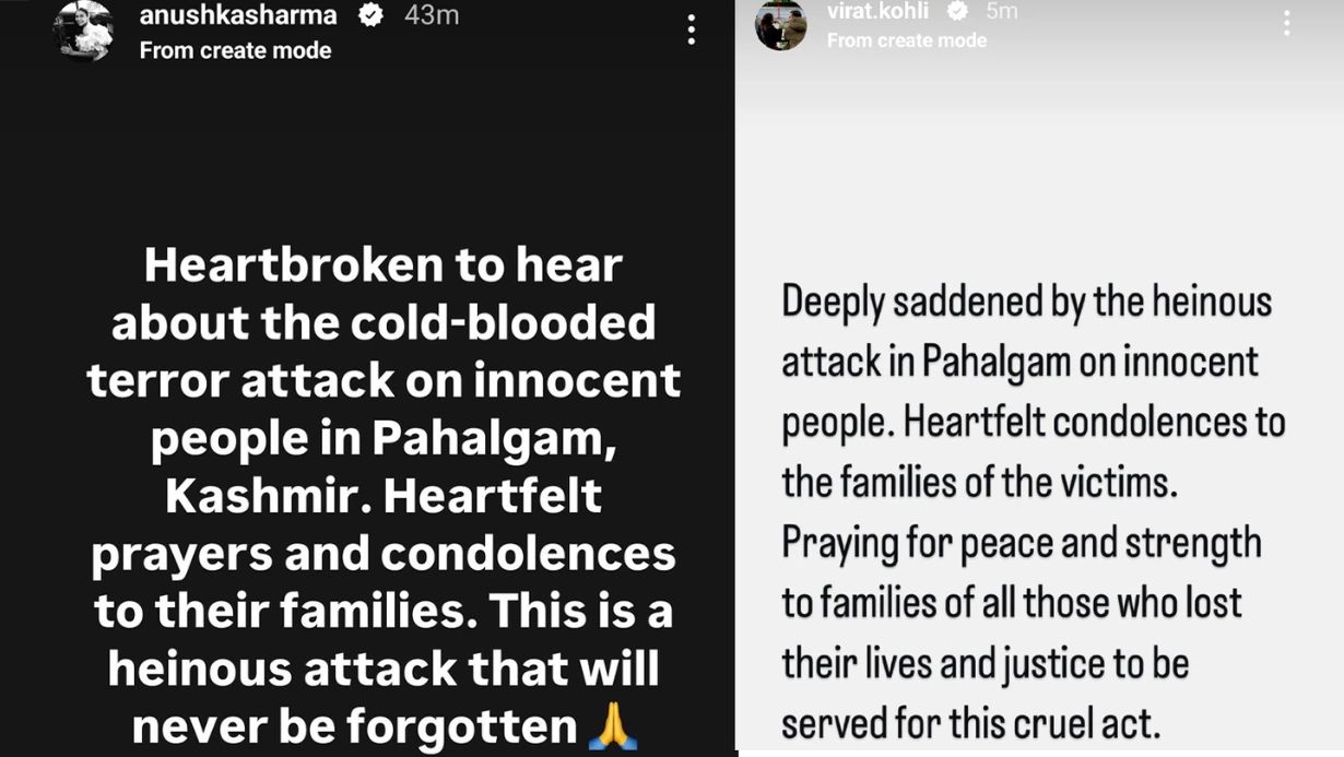 Virat Kohli Anushka Sharma React On Pahalgam Terror Attack