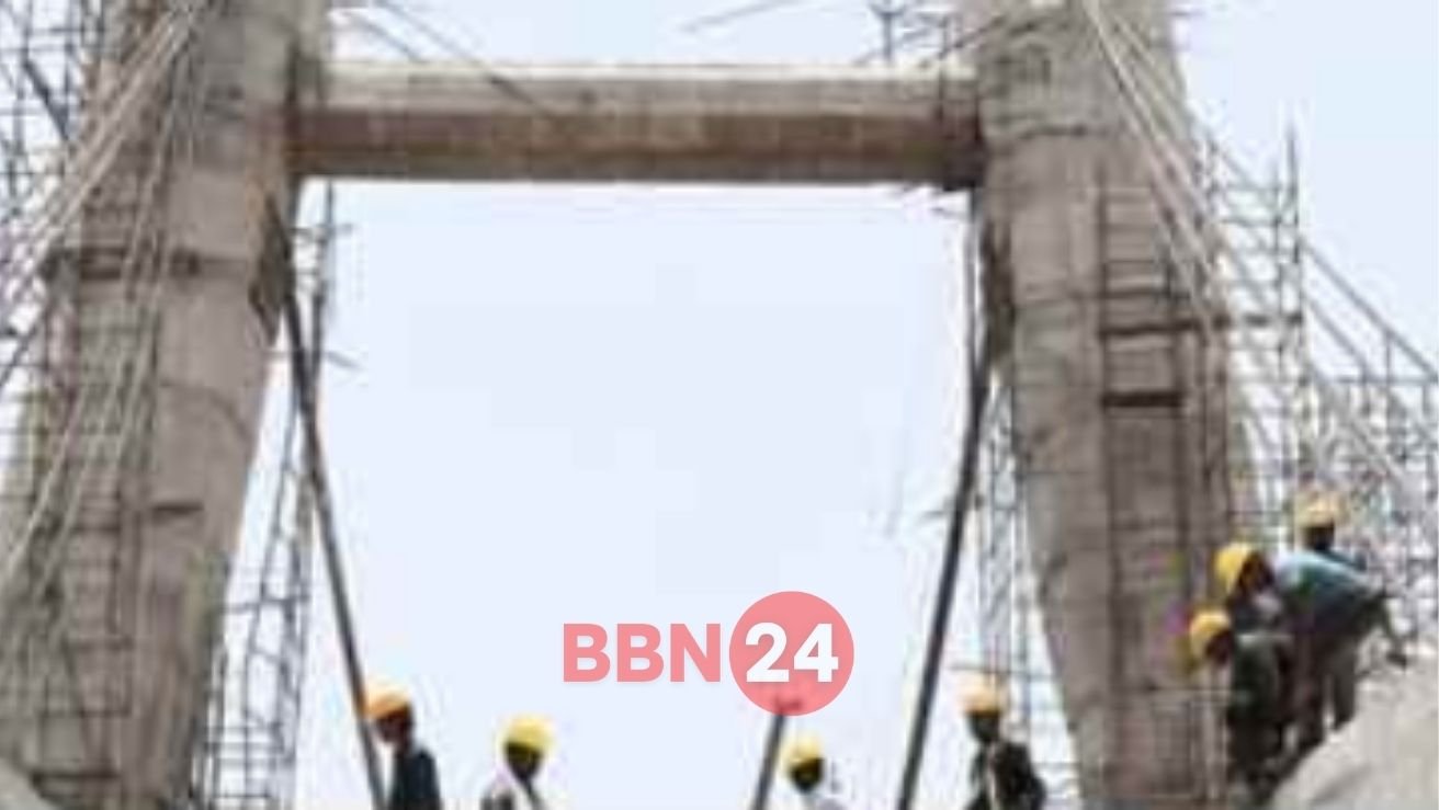 Cm Nitish Inspects Punpun Suspension Bridge Mithapur Mahuli Road Patna