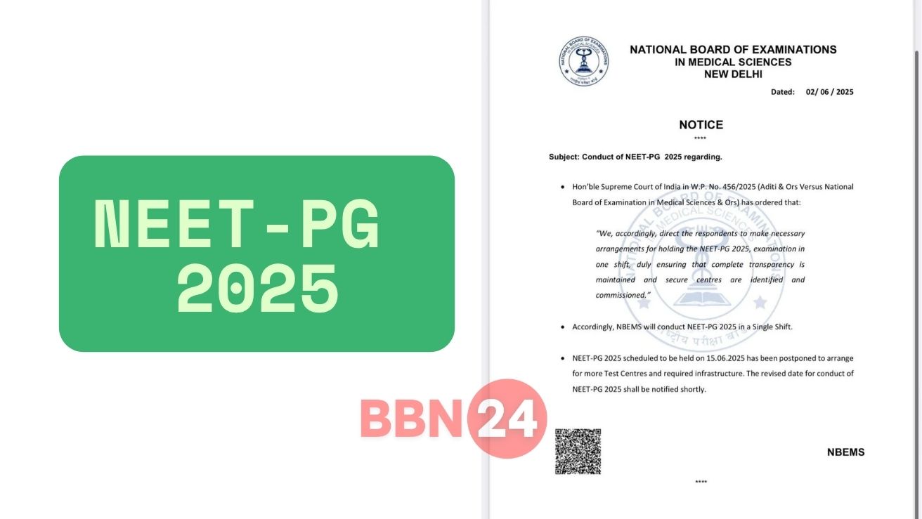 Neet Pg 2025 Postponed New Date By Nbe Soon