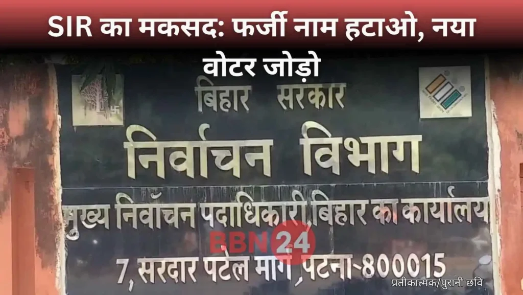 Bihar Voter List Sir Progress Ec Report 2025