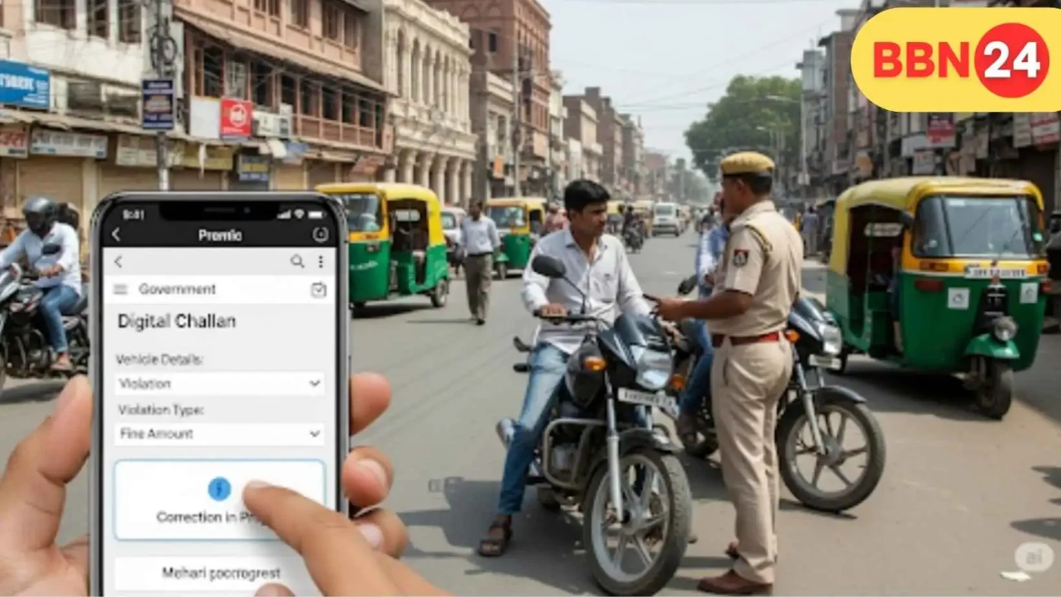 Bihar Transport Department Mobile App For Wrong Challan