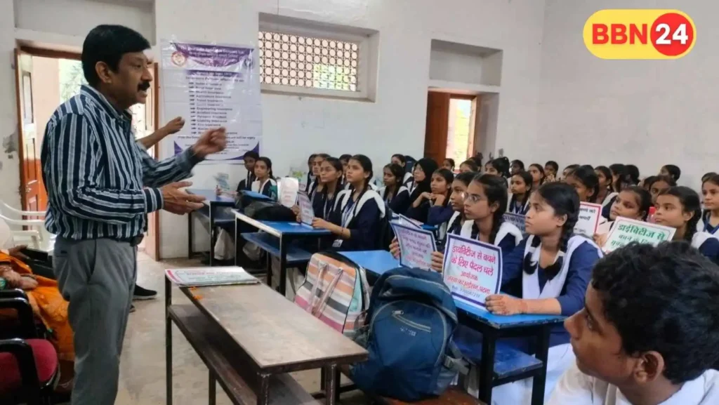 Dr Diwakar Tejaswi Walk For Life Patna Students Health Awareness