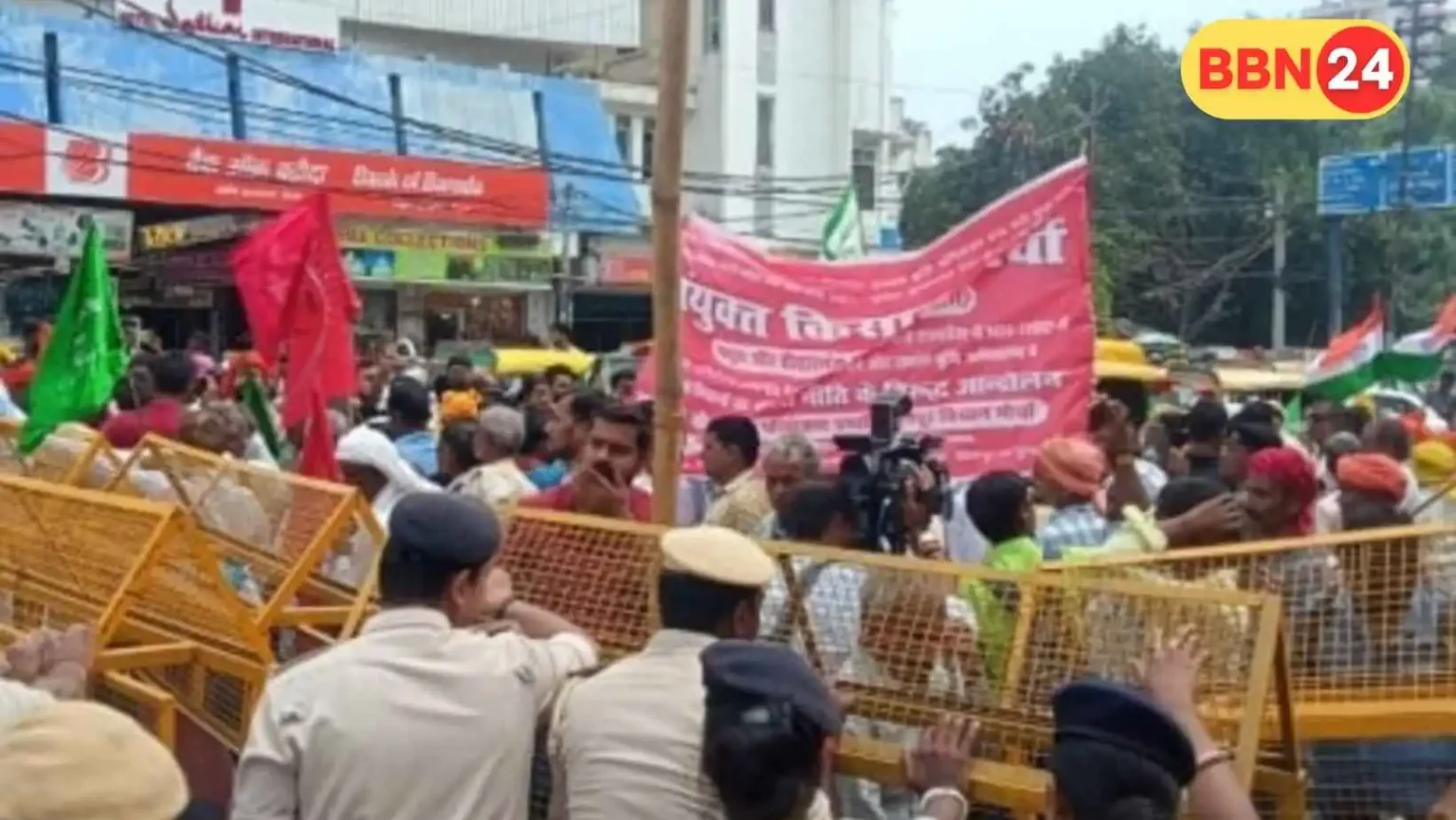 Patna Farmers Protest Police Clash Land Acquisition Rjd Leader