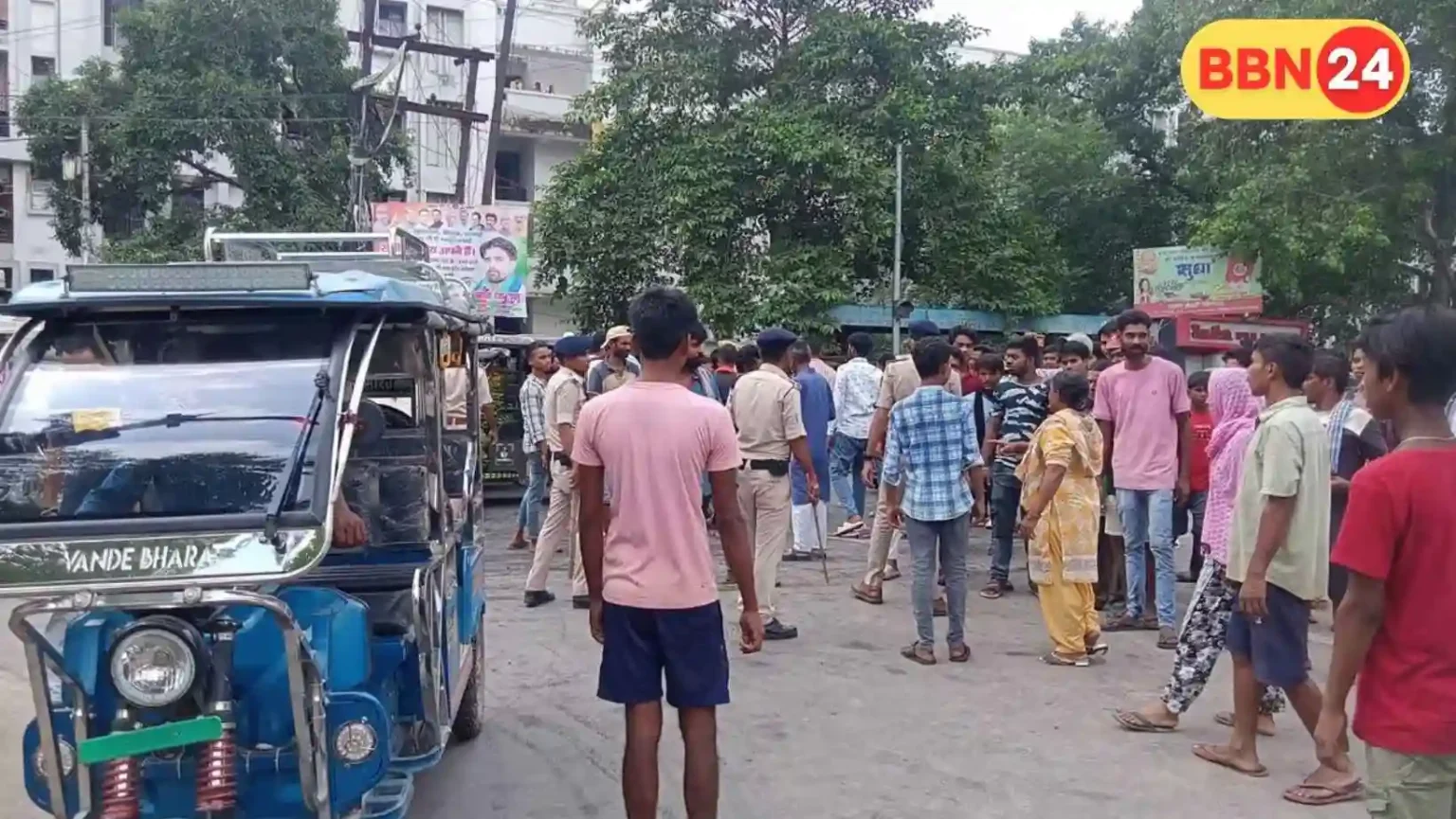 Patna School Girl Death Violence Road Block