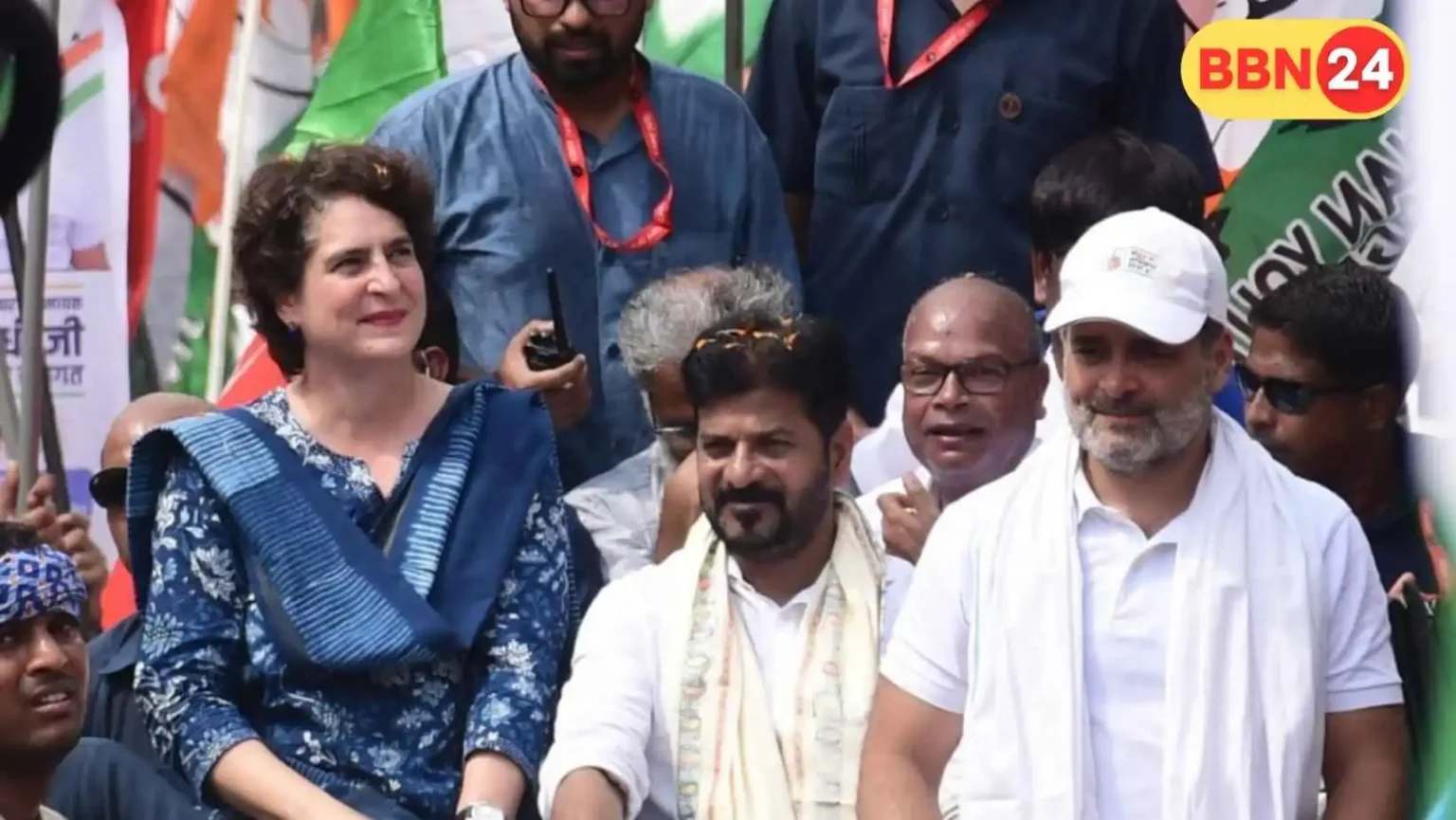 Priyanka Gandhi Joins Rahul Voter Adhikar Yatra Bihar