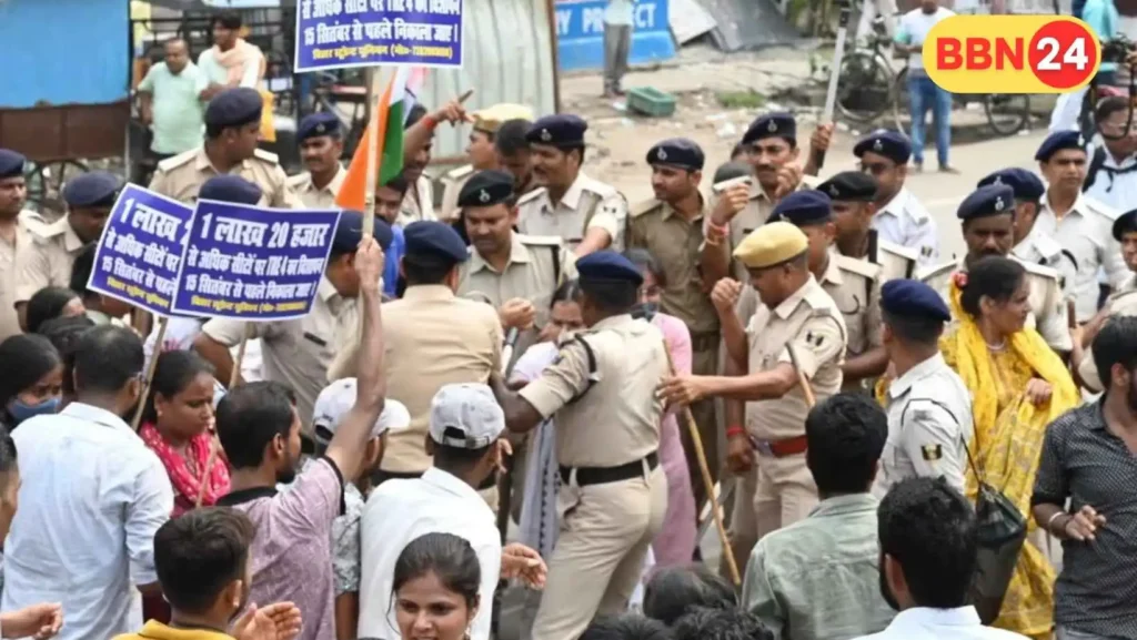 Patna Bpsc Tre 4 Police Lathicharge Teacher Candidates