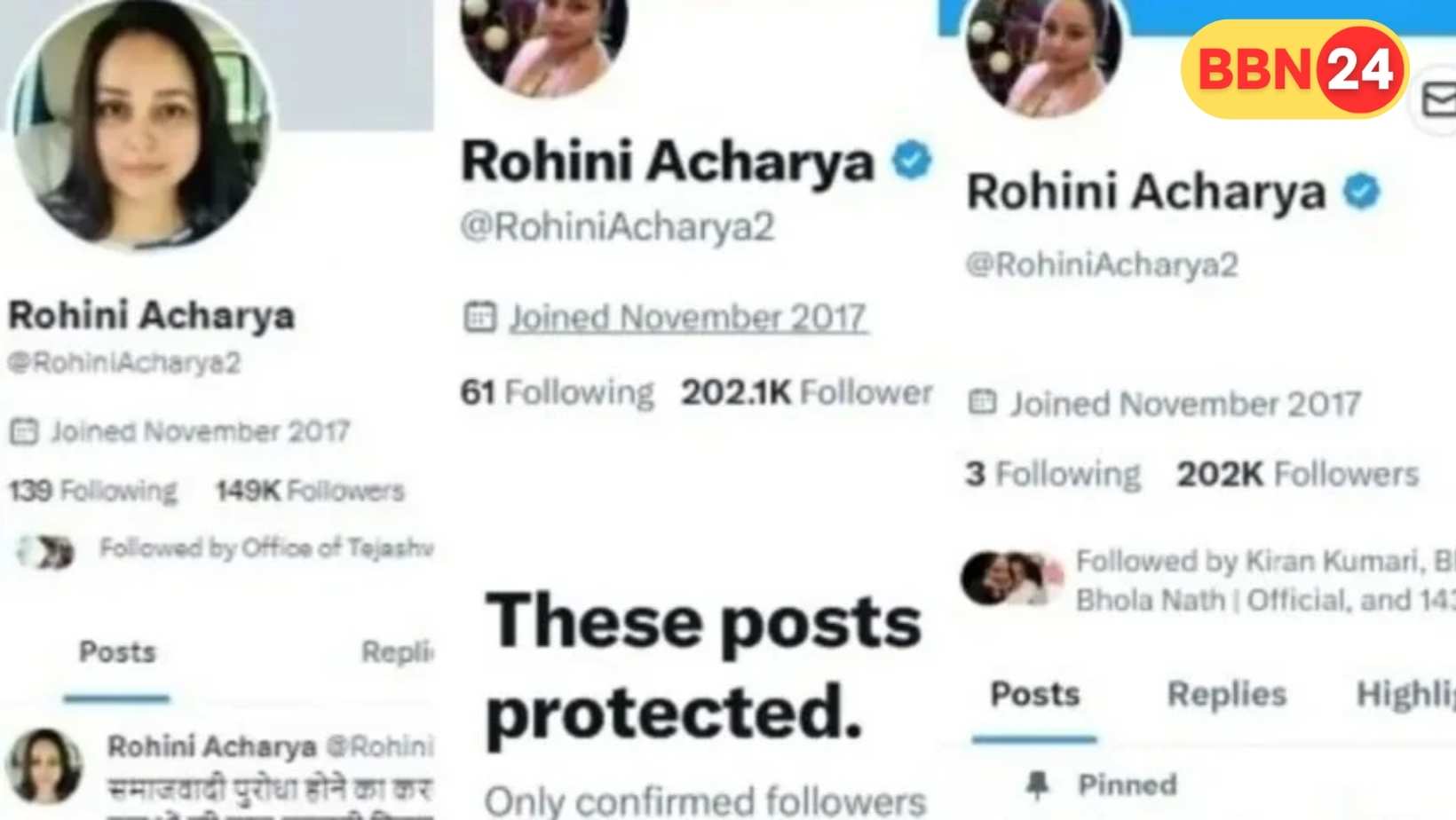 Rohini Acharya Unfollow Lalu Family Twitter Controversy