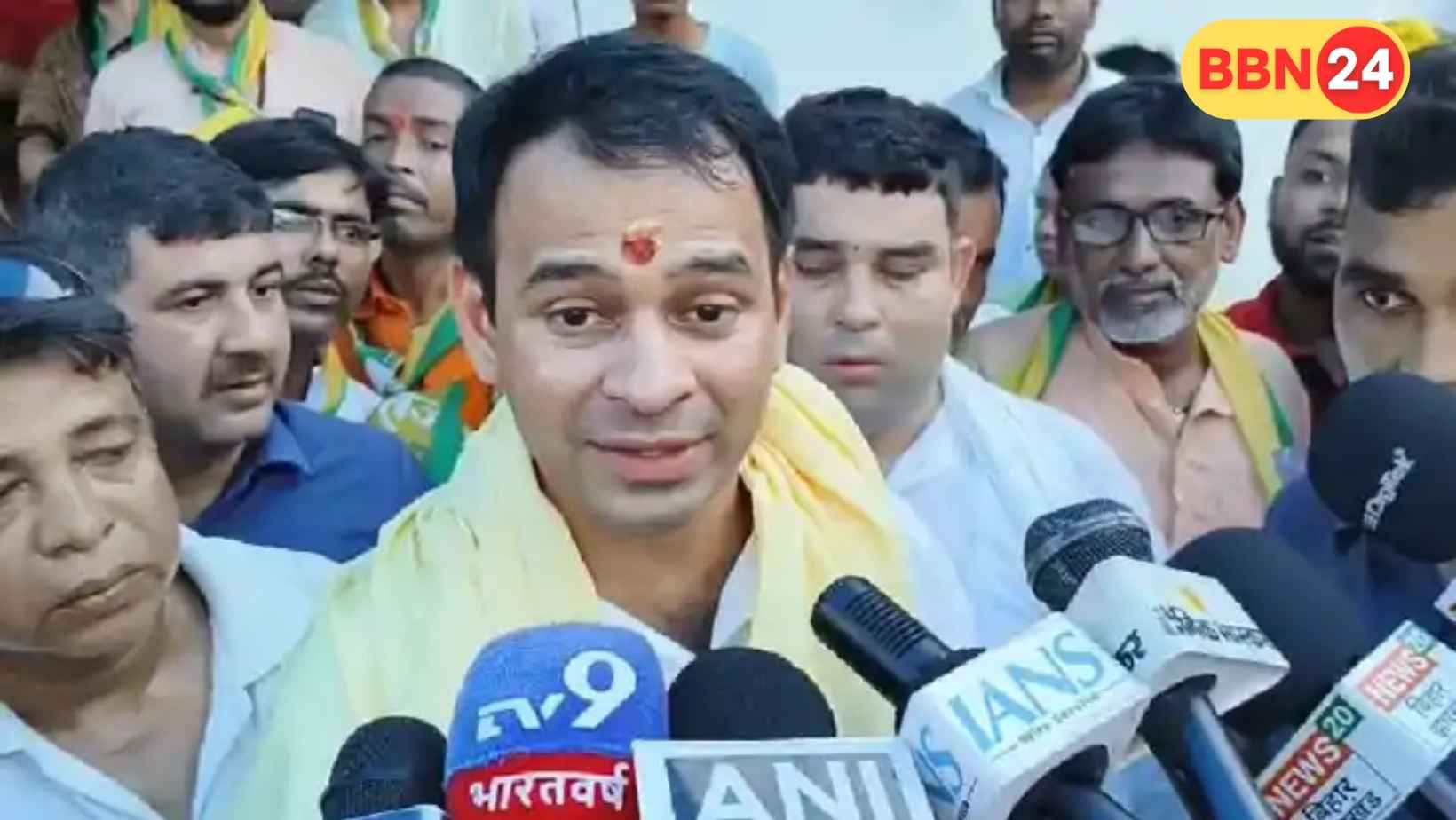 Tej Pratap Yadav Slams Nitish Kumar Over Abusive Remark On Lalu Yadav