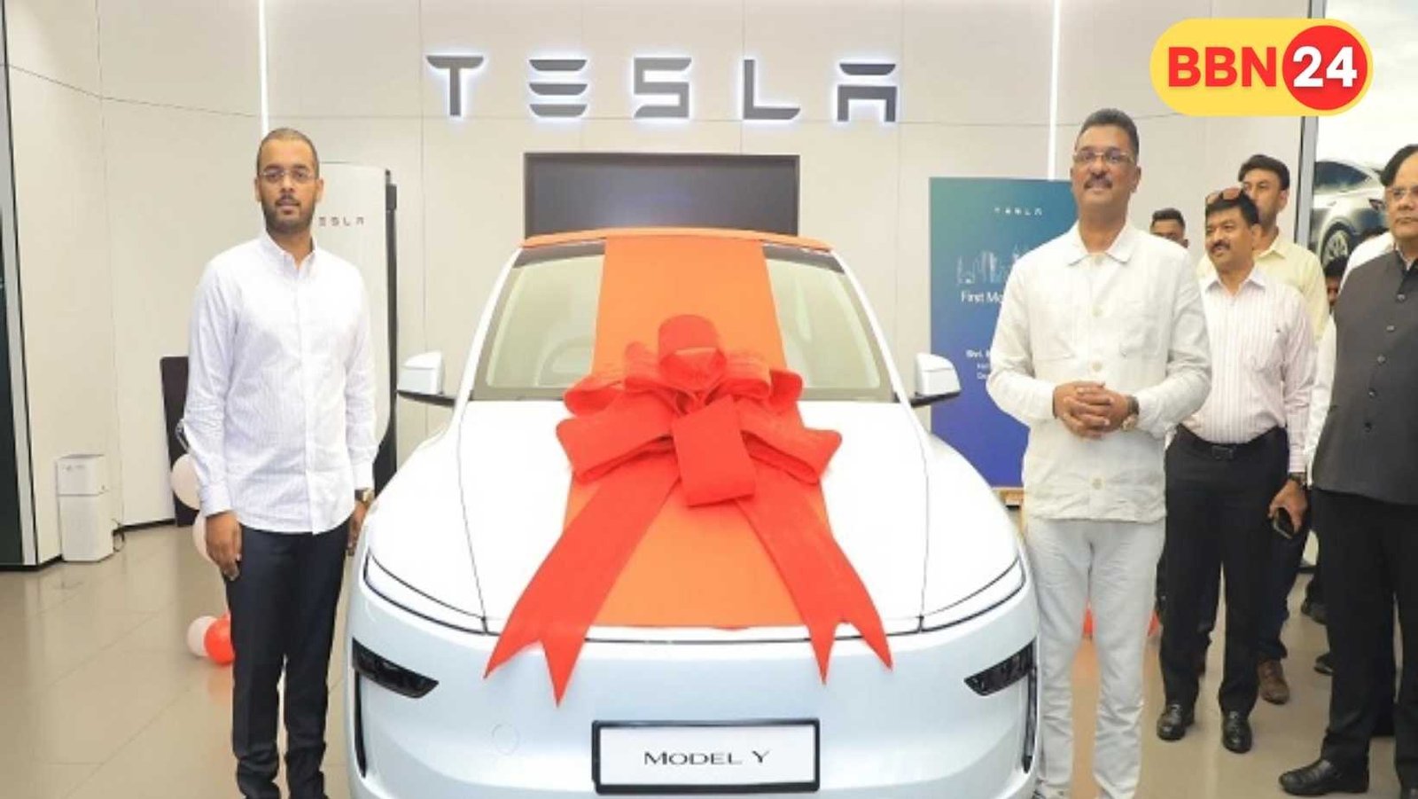 Tesla First Car Delivery In India Pratap Sarnaik Model Y