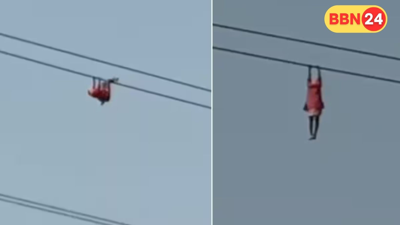 Gaya Highvoltage Drama Man Falls From Electric Tower