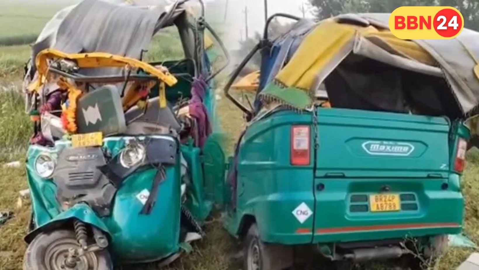 Rohtas Road Accident Auto Car Collision Death Injured