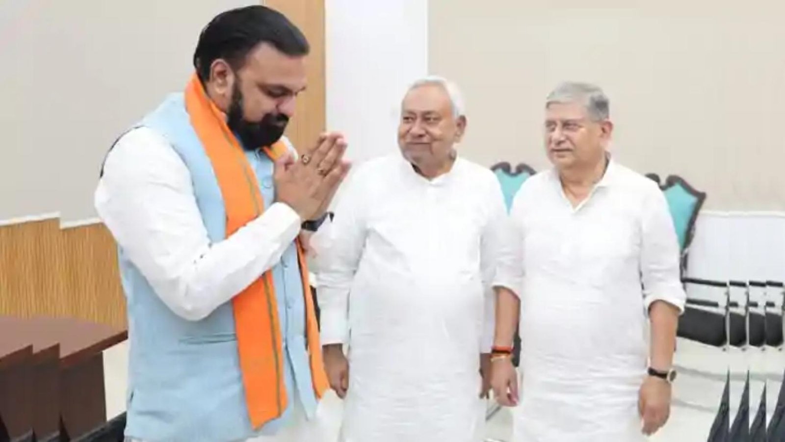 Bihar Cabinet Expansion Samrat Choudhary Meets Nitish Kumar