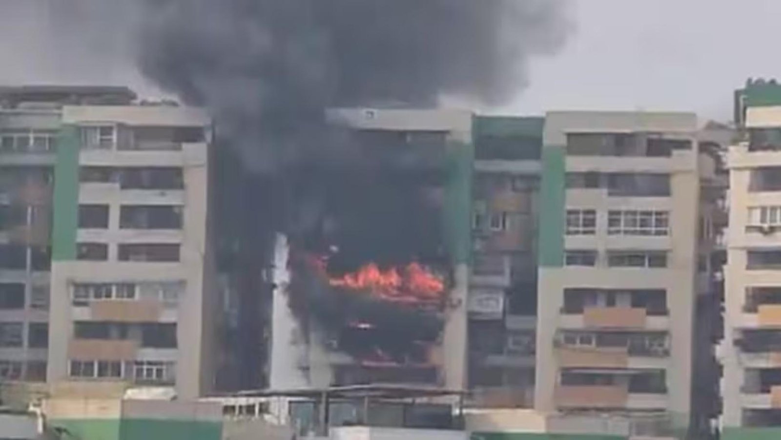 Ghaziabad Indirapuram Gaur Green Avenue Fire