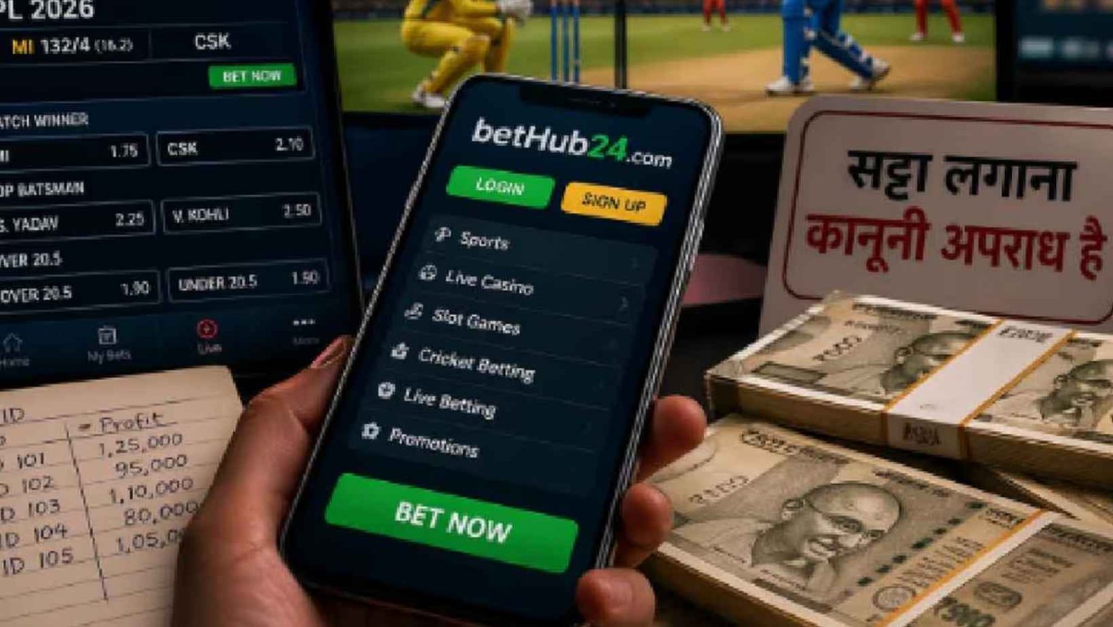 Kanpur Ipl Betting Racket Busted 5 Arrested