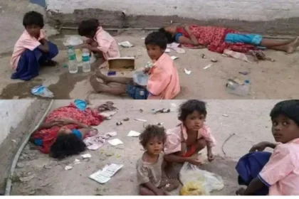 Lohardaga Children Eating From Garbage Hemant Soren Action