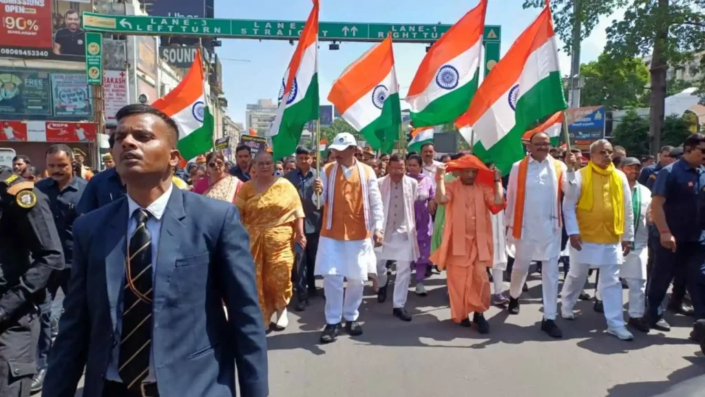 Lucknow Bjp Jan Akrosh Rally Yogi Adityanath Women Protest