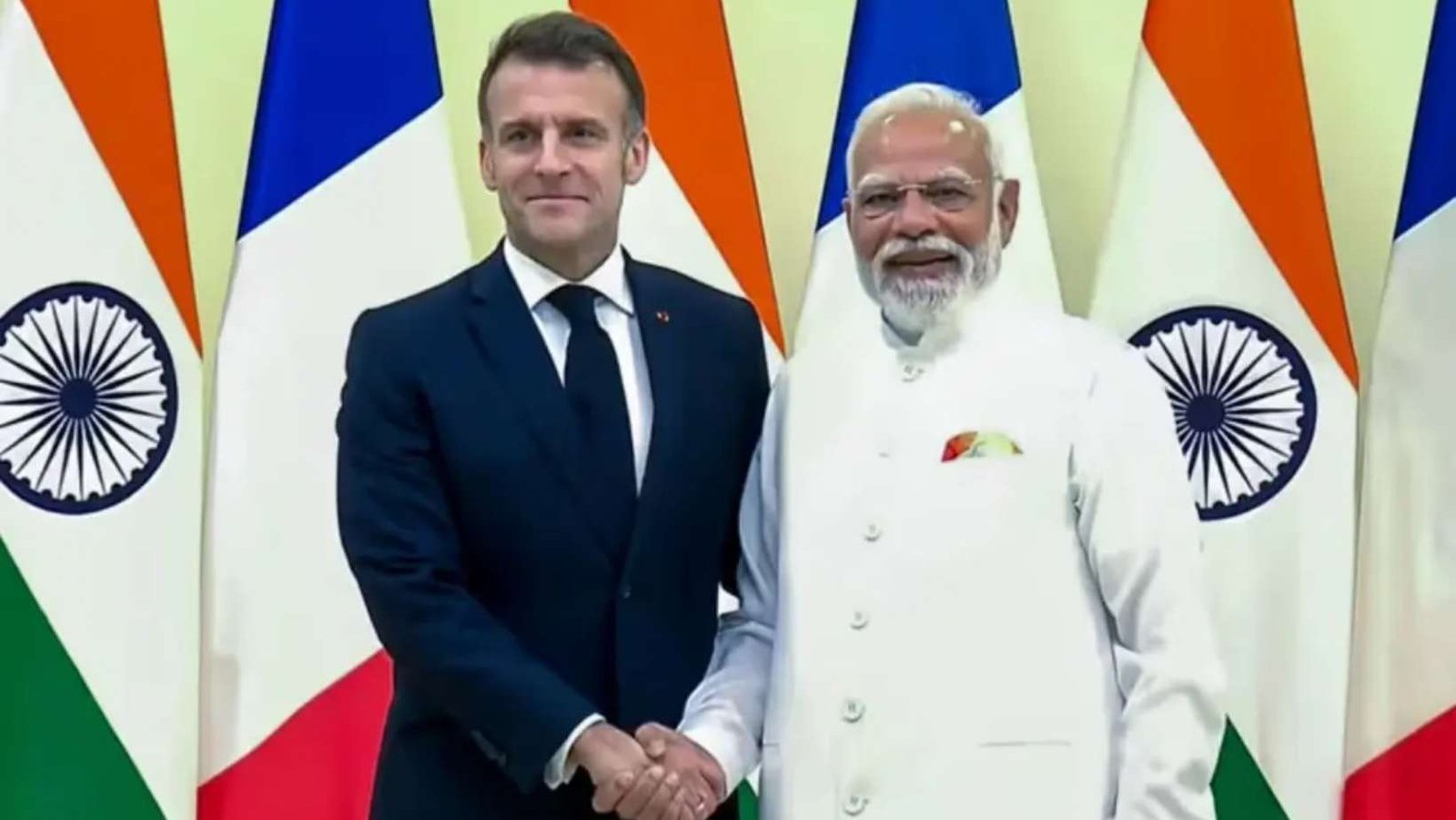 Macron Calls Pm Modi Middle East Crisis