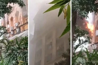 Salt Lake Hospital Fire Kolkata Anandalok Hospital