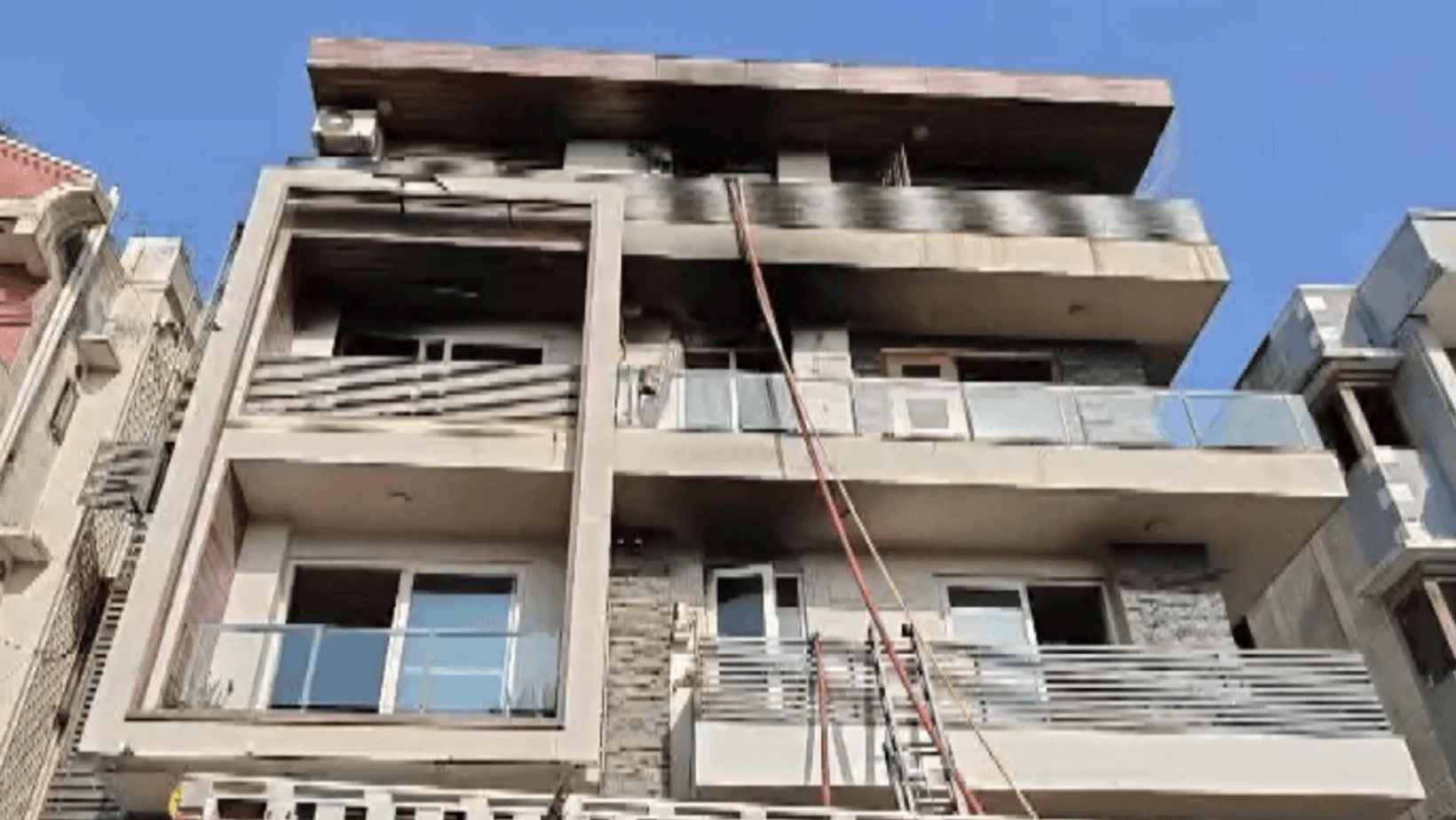 Delhi Vivek Vihar Fire Ac Spark 9 Dead