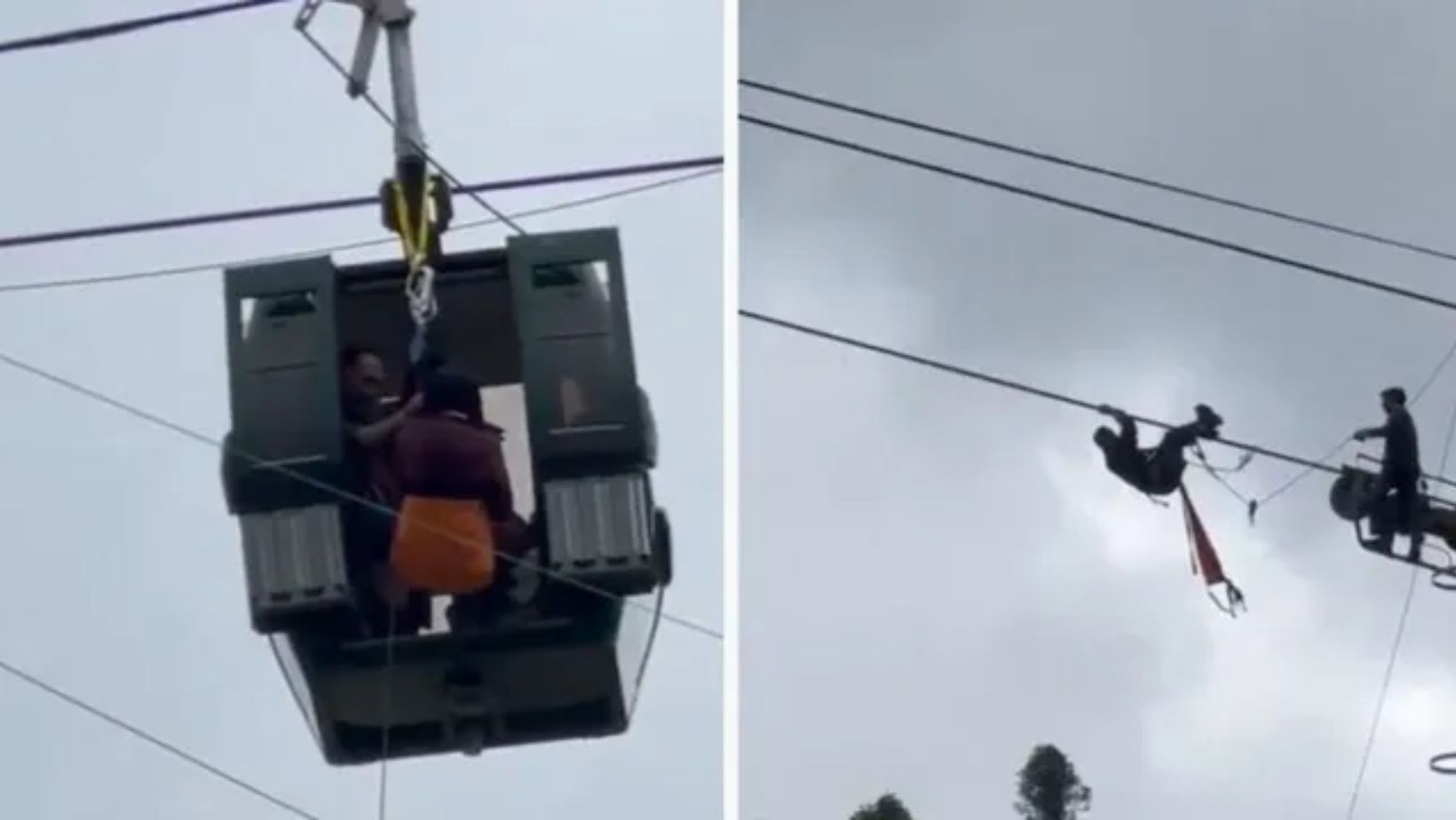 Gulmarg Gondola Technical Fault Tourists Rescue Operation