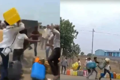 Maharashtra Diesel Crisis Farmers Fight At Petrol Pump Video Viral