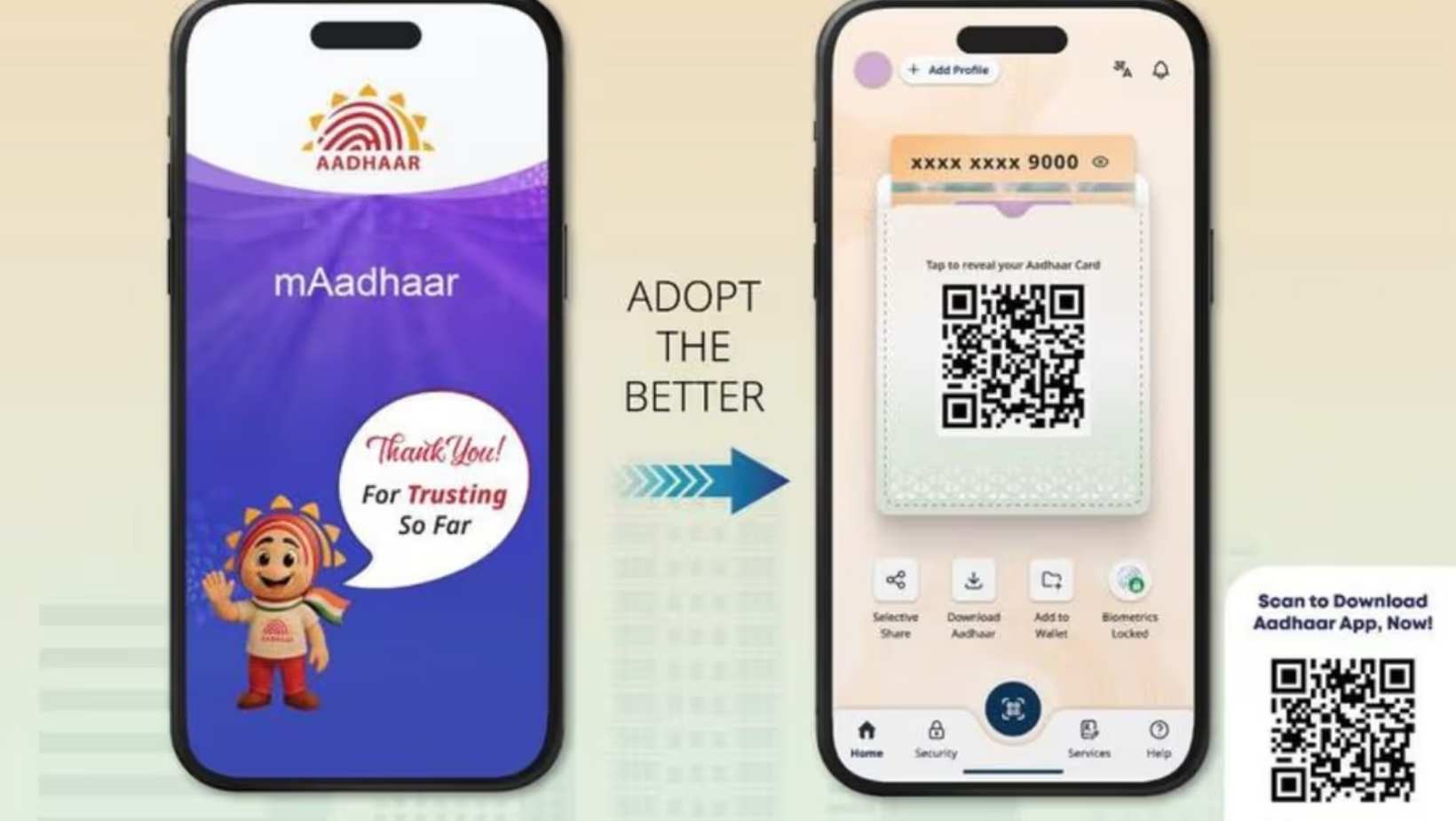 Uidai New Aadhaar App Maadhaar Data Transfer Process