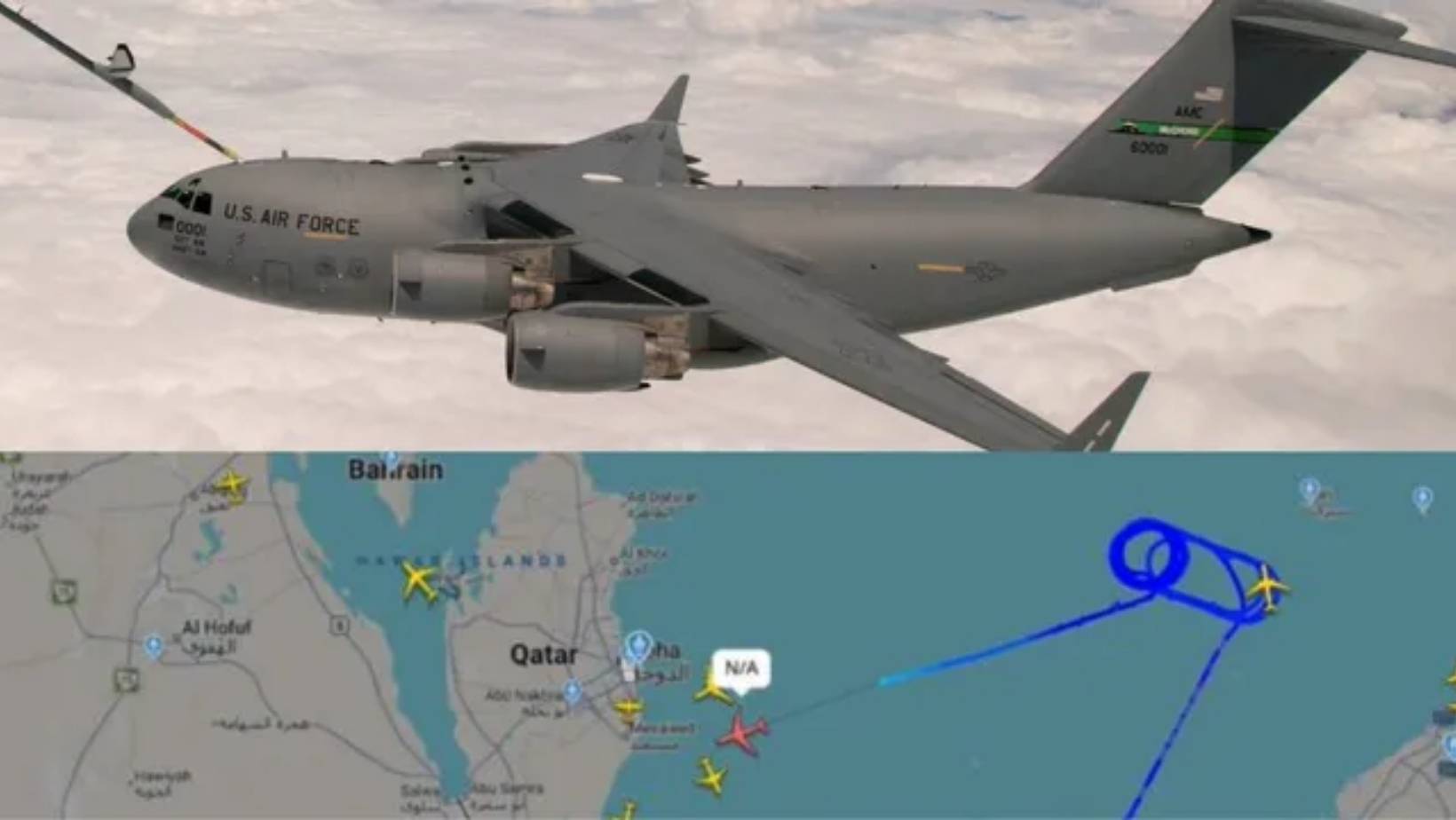 Us Kc135 Stratotanker Missing Qatar Emergency 7700