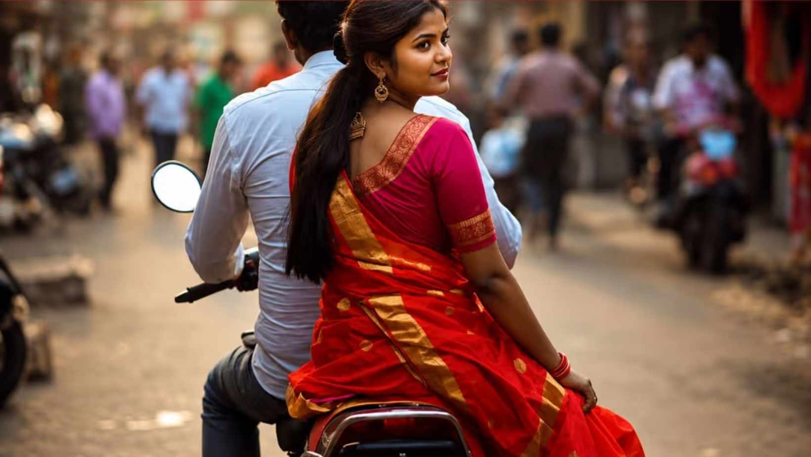 Women Sitting Sideways On Bike History Reason