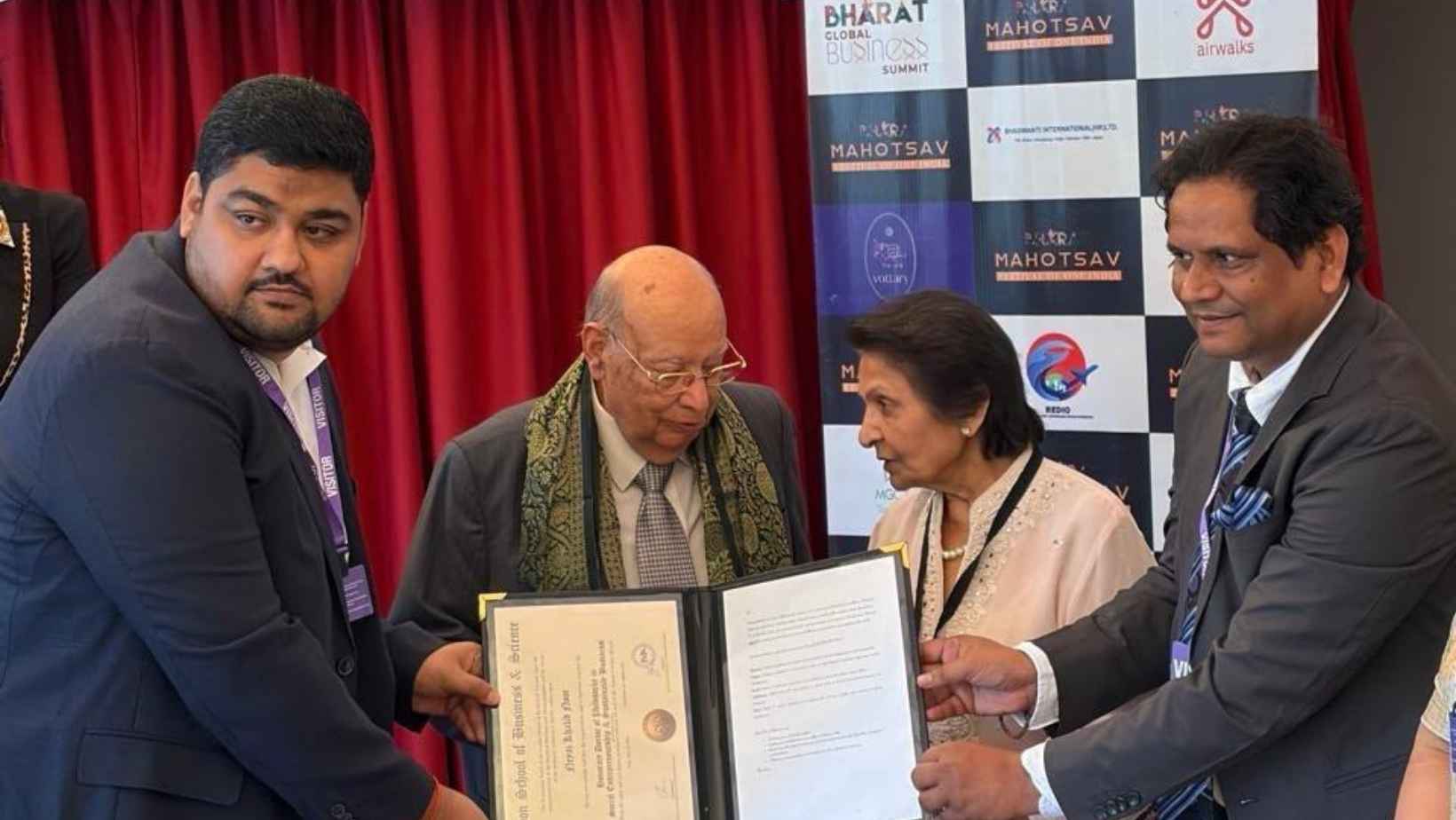 Bihar Neyaz Khalid Noor Honorary Doctorate House Of Lords London